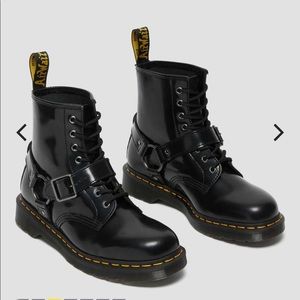 Dr. Martens 1460 Harness Leather Lace-up Boots